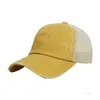 11 Kolor Kapelusz Ponytail Myted Bawełny Czapki Snapback Messy Bun Lato Sun Visor Outdoor Baseball Cap Party Hat Party Supplies T2I52099