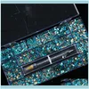 Sal￣o de unhas Sa￺de Beautynail Decora￧￵es de arte 2000 Cristais de vidro Gems Ritr￵es ab/vermelhos/pav￵es azuis/esmerald caixas de cristal verde -