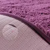 Tapis de salle de bain en forme de coeur d'amour, paillasson de tapis de bain rouge vert solide, Tapete Para Quarto, tapis de sol de tapis de chambre à coucher en chenille antidérapant 210622