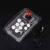 PC entièrement personnalisé USB 8/10 boutons Arcade Joystick Contrôleur de jeux filaire Panneau d'illustration acrylique Contrôleurs de jeu de jeu d'ordinateur Joystic