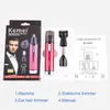 Kemei KM-6621 3 en 1 batterie nez et oreille hommes Trimer pour favoris coupe de cheveux rasoir de sourcils pour hommes et femmes 5760457