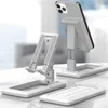 Justerbar telefon Bracket Desktop Holder Multifunktionell Live Broadcast Stand Foldbar Mobil för iPhone 12 Samsung Huawei