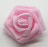 PE Rose 6.5cm / 2.56 "Espuma Artificial Rosa Camélia Cabeças De Flor Decoração De Festa de Natal