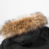 Hommes hiver décontracté col en fausse fourrure longue épaisse Parkas veste manteau vêtements d'extérieur à capuche poches imperméable vestes Parka 210819