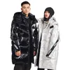 Winter Nieuwe Collectie Donsjacks Mannen Mode Thicken 80% Witte eendendons Helder Surface Hooded Warme Jas