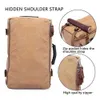 KAKA Vintage Canvas Rugzak Mannen Vrouwen Grote Capaciteit Bagage Schoudertassen Rugzakken Mannelijke Waterdichte Rugzak tas pack 210279f