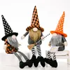 パーティー用品ハロウィーンの装飾Gnomes人形豪華な手作りTomteスウェーデンの長脚の小枝テーブル飾り子供ギフトCS10