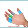 Golfsport utomhusGolf Training AIDS 8st/Set Finger Guard Flat Bottom Non-Slip Toe Sile Support Sleeves Protector Grip Multi Color för