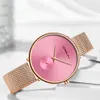 Relógio para mulheres CRRJU Luxo Elegante Silm Relógio Senhoras Vestido Relógio de Pulso Minimalista Quartzo Impermeável Quartzo Cool Relógios Reloj Mujer 210517