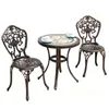 Camp Furniture Outdoor Cast Aluminum Tables And Chairs Courtyard Garden El Urniture Terrace Combination Leisure Metal Round Patio Table