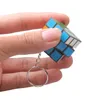 3x3x3cm حجم Magic Size Cube with keychain Puzzle Cube Play Cubes Basovles Games Toy Toy Kids Intelligence Toys Educations Toys