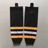 Chaussettes de hockey sur glace chaussettes d'entraînement 100% polyester chaussettes d'entraînement équipement de hockey H0911266n