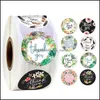 Christmas Decorations Festive & Party Supplies Home Garden 500 Pieces Thanks To You Stickers Seal Labels Book Handmade Wedding Gift Bag 0730