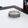 New Classic Designer Vintage Titanium Steel Rings Fashion Jewelry for Men and Women Couple Rings Birthday Gift