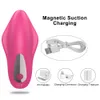 Suger dildo vibratorsexleksaker för kvinnor vuxna par g spot clit sucker klitoris stimulator med fjärrkontroll produkt butik 210407