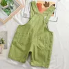 Girls Jumpsuit Summer Kids Clothes Boy Overalls Shorts Toddler Jumpsuits For Children Pants 210611