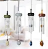 Bois Aluminium Tube Pendentifs Creative Mini Métal Vent Carillon Maison et Voiture Vents Carillons Pendentif Décoration Artisanat Cadeaux DD210