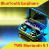 M10 Bluetooth hörlurar Trådlösa hörlurar Stereo sporthörlurar Touch Mini hörlurar vattentäta med mikrofon 2000mAh