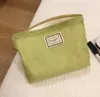 Borse per cosmetici Custodie Borsa per cosmetici traslucida di colore puro Borsa per trucco floreale retrò Pochette in tessuto da donna Portatile da viaggio interno Toi251b