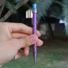 Fumeur Portable Crayon Forme Titane Pointe Paille Clous Verre Bong Pipe À Main Porte-Filtre Innovant Perruque Wag Narguilé Pipe À Eau Dabber Cuillère Accessoires DHL