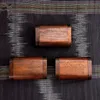 Retro drewniane wykałaczki pudełko kreatywne osobowość drewniane bawełniane bawełniane pudełka z kontenerów wykałaczkowych Can Hurtownie RRD7533