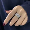 Bague De bijoux en or blanc naturel 14 carats 1 carat pour femmes Anillos De bijoux en or 14 carats bagues De fiançailles en pierres précieuses Bizuteria1236916