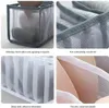 Underwear Storage Drawer Organizer 11 Cells Foldable Closet Panty Socks Underpants Bra Panties Ties Drawers Dividers