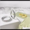 Lampadario Drop Delivery 2021 Bellissimo quadrifoglio pendente con orecchini lunghi con diamanti in oro 18 carati S925 Sier per donne VanGir9221051