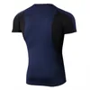 Męskie bluzy bluzy męskie MMA Thermal Bielizna 3D Kompresja Krótki Rękaw T Koszulki Fitness Tight Bodybuilding Odzież