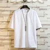 Summer Short Sleeves Harajuku Korea Black White T-shirt Streetwear Hip Hop Rock Punk Men Top Tees Tshirt Clothes 210706