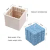 Craft Tools Dice Silicone Candle Mold DIY Cuboid Aroma Square Soap 3D Stereo Decorating Plaster Supplies Digital Game Crystal Cinnabar