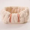 Hair Accessories Soft Coral Fleece Headband Spa Facial Wash Face Makeup Elastic Band For Women Sports Water-absorbent