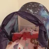 Mosquito Net Bed Canopy Starry Dream Children's Bed Folding Light-Blocking Tent Indoor Dream Decoration