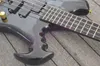 Custom Shop War 4 Strings Buzzard Electric Bass Guitar Abalone Arabic Numerals Inlay, Gold Hardware