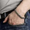 Link, Chain Men Bracelet Black Stainless Steel Gifts For Male Cuban Link On Hand Accessories Man Couple Bracelets Women