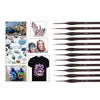 Hb 12 PCS Hook Line Pen Set Pincel Escova Detalhe Miniatura Fineliner Nail Art desenho PENS PLENS PARA ACRÍLICA PINTURA FORÇÕES