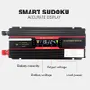 Saf Sinüs Dalga İnverter DC 12V 24V - AC 110V 220V 900W Voltaj Transformatör Güç Dönüştürücü Güneş Araç Mikro Invertermicro Car256D