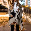 Écharpes automne d'hiver femmes mode batwing manteau manteau couler nouilles poncho châle vintage panchos feme99614312794142