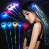 led flashing hair braid