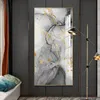 Moderne abstrakte Malerei auf Leinwand Drucke Bunte Gold Marmor Nordische Poster Wandkunst für Wohnzimmer Aquarell Wohnkultur