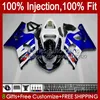 Corpi per stampi ad iniezione per SUZUKI GSXR750 GSX-R750 GSXR-750 K4 2004-2005 43No.0 GSXR 750 600 CC 750CC 600CC GSXR600 04 05 GSXR-600 2004 2005 Kit carenatura OEM Blu fabbrica