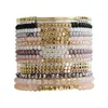 Kimter Charm Crystal Bracciale Braccialetto per le donne 23 stili fatti a mano in pietra naturale braccialetti elasticizzati Bangel gioielli accessori regali X2A