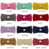 Jesień Zima Niemowlę Dziecięcy Dzianiny Opaski Dziewczyny Zespoły Do Włosów Dla Dzieci Faux Pearl Knot Hairband Dzieci Headwraps Akcesoria do włosów 12 Kolory