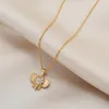 Ketten Mode Niedlichen Baby Elefanten Edelstahl Gold Kette Schmuck Anhänger Halskette Für Frau Ins Stil Exquisite Schlüsselbein4649636