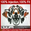 Moule d'injection corporelle pour Kawasaki Ninja Z 1000 R Z1000 2010 2010 2013 2013 Années Bodywork 15no.86 Z-1000 Z1000R 2010-2013 Z-1000R 10 11 12 13 Kit de carénage OEM Orange Noir