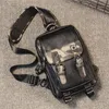이브닝 가방 가슴 가방 2022 트렌드 남성 대용량 위장 한 - 어깨 교체 핸드백의 한국어 버전