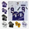 NCAA Custom Lsu Tigers Футбол Джерси 3 Тирион Дэвис-Цена Тодд Харрис младший Филипп Уэбб 18 BJ Ojulari 15 Myles Brennan 2 Дуайт McGlothern Arik Gilbert Antoine Sampah