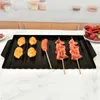 Barbecue Non-stick Frying Pan Household Outdoor Charcoal Barbecues Pan Teppanyaki Tools Gourmet Making Dinner Camping WH0176