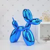 Gl￤nsande ballonger hundstaty dekorativa blomkrukor simulering hundar harts djur konst skulptur ballonger hantverk hem dekoration tillbeh￶r