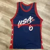 JERSEY PENNY HARDAWAY USA VINTAGE 1996 DREAM TEAM CHAMPION BASQUETEBOL bordado personalizado com qualquer número de nome XS-5XL 6XL